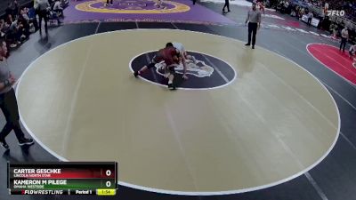 Champ. Round 1 - Kameron M Pilege, Omaha Westside vs Carter Geschke, Lincoln North Star