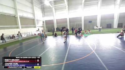 105 lbs 3rd Place Match - Rhett Brundy, North Summit Youth Wrestling Club vs Cooper Hurl, Sanderson Wrestling Academy