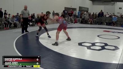 119 lbs Round 1 (6 Team) - Hunter Kapitula, PA Alliance vs Julius Jundy, Wrestling University