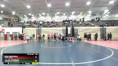 106 lbs Cons. Round 7 - Caleb Morrow, Indianapolis Lutheran vs Sam Westfall, Crown Point
