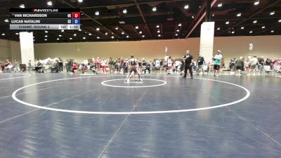 82 lbs Champ. Round 2 - Van Richardson, OK vs Lucas Natalini, KS