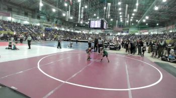 55 lbs Round Of 16 - Lily Gutierrez, Alamosa Wrestling vs Carson Linn, Wrecking Crew
