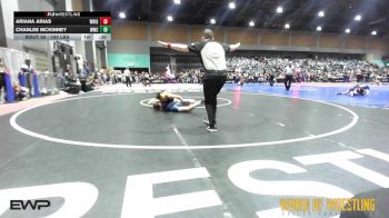 100 lbs Consi Of 8 #2 - Ariana Arias, Wright Wrestling Academy vs Chanlee McKinney, Woodland Wrestling Club