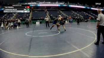 3A 285 lbs Cons. Round 1 - Donovan Willis, East Wake High School vs Eli Frizzell, Pisgah High School