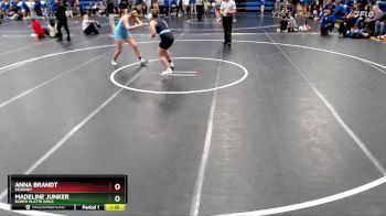 170 lbs 5th Place Match - Madeline Junker, North Platte Girls vs Anna Brandt, Kearney