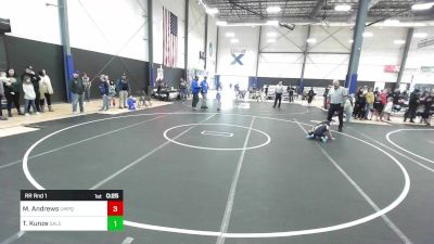 55 lbs Rr Rnd 1 - Macoy Andrews, Umpqua Wrestling Club vs Tilly Kunze, Salem Elite Mat Club