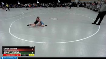 67 lbs Cons. Round 1 - Crosby Mathews, Black Fox Wrestling Academy vs Jaxon Walters, Viking Wrestling Club (IA)