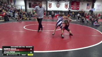 Quarterfinal - Korbyn Gould, Keokuk Kids Wrestling Club vs Ethan Pieper, Fort Madison Wrestling Club