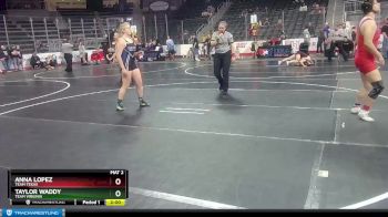 180 lbs Quarterfinal - Anna Lopez, Team Texas vs Taylor Waddy, Team Virginia