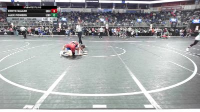 106 lbs Consi Of 8 #1 - Ethyn Saller, Ground Zero Wrestling Club vs Alex Powers, Lemont