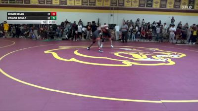 184 lbs Cons. Round 2 - Conor Boyle, Lassen College vs Brian Mills, Lassen College