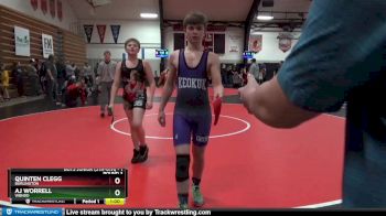 1 lbs Round 3 - Quinten Clegg, Burlington vs Aj Worrell, WBNDD