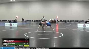 133 lbs Finals (2 Team) - Jake Cotsonas, Mount St. Joseph vs Carson Sauriol, Dubuque