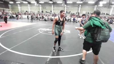 157 kg Quarterfinal - Elijah Robinson, Badlands WC vs Devin Gonzalez, Cornerstone WC