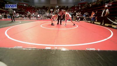 88 lbs Quarterfinal - Corbin Burwell, Caney Valley Wrestling vs Maddox Pope, Keystone Kids Wrestling Club