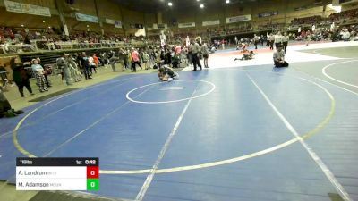 116 lbs 5th Place - Anthony Landrum, Betterman Elite vs Maximus Adamson, Mountain Grapplers WC