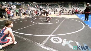 58 lbs Consi Of 8 #2 - Baker James, Cowboy Wrestling Club vs Gauge Littlefield, Coweta Tiger Wrestling