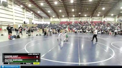 58 lbs Cons. Round 5 - Paxton Shepherd, Payson Pride vs Cooper Hunt, Fremont Wrestling Club