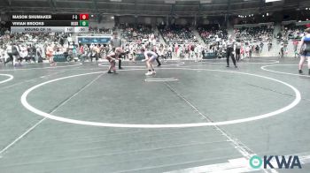 58 lbs Round Of 16 - Mason Shumaker, F-5 Grappling vs Vivian Brooks, Husky WC