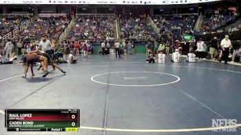 1A 175 lbs Cons. Semi - Caden Bond, Uwharrie Charter Academy vs Raul Lopez, East Wilkes