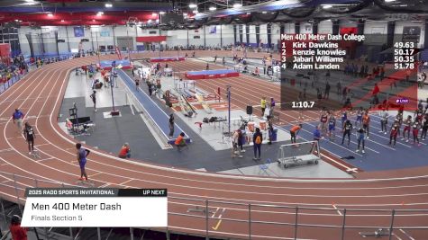 Men's 400m, Finals 5