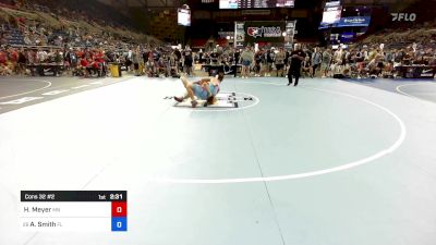 215 lbs Cons 32 #2 - Hank Meyer, MN vs Alexander Smith, FL