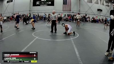 92 lbs Semis (4 Team) - Diesel Gardner, Kraken vs Carson Kirk, Revival Uprising Orange