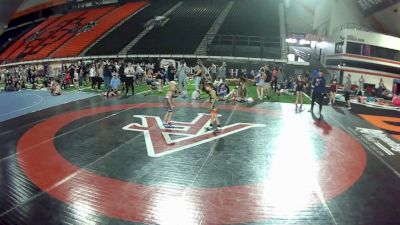 56 lbs Champ. Round 5 - Cash Wilson, Oregon vs Waylon Reid, Idaho