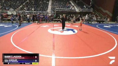 53 lbs Quarterfinal - Barrett Jackson, Eastside United Wrestling Club vs Kaij Koehler, Windy City Wrestlers