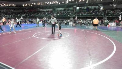 55 lbs Round Of 16 - Mason Baulier, Lenape Valley vs Johnny Shubiak, Buxton (NJ)