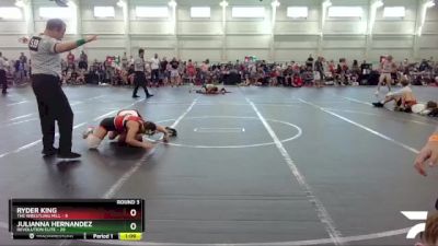 110 lbs Round 3 (6 Team) - Ryder King, The Wrestling Mill vs Julianna Hernandez, Revolution Elite