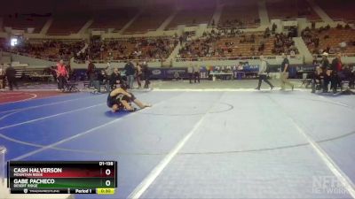 D1-138 lbs Cons. Round 1 - Cash Halverson, Mountain Ridge vs Gabe Pacheco, Desert Ridge