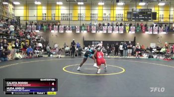 130 lbs Quarterfinal - Calista Rodish, Ubasa Wrestling Academy vs Huda Anglo, Moen Wrestling Academy