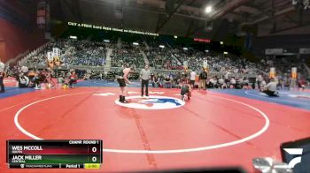 4A-182 lbs Champ. Round 1 - Jack Miller, Central vs Wes McColl, South