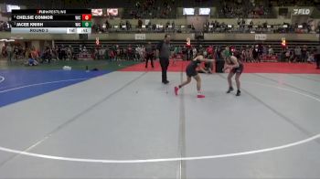 90 lbs Round 3 - Jacee Knish, WEM/JWP vs Chelsie Connor, Outlaw Wrestling Club
