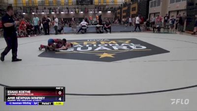 87 lbs Quarterfinal - Esaias Koethe, Big Game Wrestling Club vs Amir Newman-Winfrey, Hammer Time Wrestling Academy