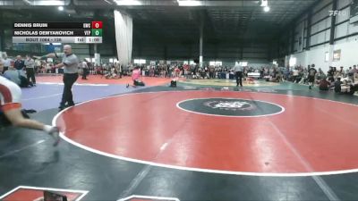 126 lbs Champ. Round 1 - Dennis Bruin, Grizzly Wrestling Club vs Nicholas Demyanovich, VA Team Predator