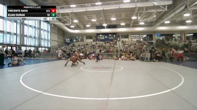 265 lbs Quarterfinals (8 Team) - Eliah Duran, Wyoming Gold vs Vincente Nava, Utah Gold