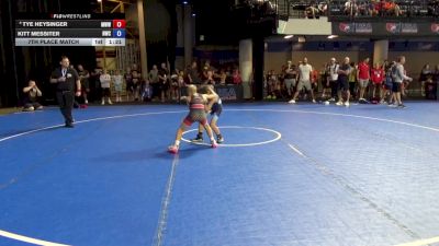 67 lbs 7th Place Match - Tye Heysinger, Mustang Wrestling Club vs Kitt Messiter, NOVA Wrestling Club