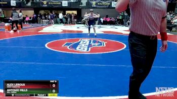 7A-120 lbs Quarterfinal - Alex LeRoux, West Forsyth vs Antonio Mills, Mill Creek