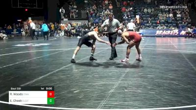 141 lbs Quarterfinal - Real Woods, Stanford vs Evan Cheek, Cleveland State