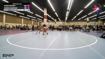 92 lbs Consolation - Elijiah Mooney, Carrollton Thunder Wrestling vs Damon Anderson, Apex Grappling Academy