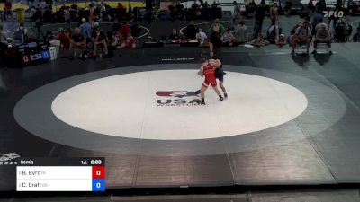 106 lbs Semis - Brady Byrd, IN vs Cason Craft, OK