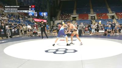 157 lbs Cons. Sub-rd Of 16 - Bodie Hochstein, Nebraska vs Taryn Nichols, Missouri