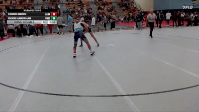 133 lbs Cons. Round 2 - Gavin Hanrahan, UW-Eau Claire vs Caden Groth, Hawkeye Community College