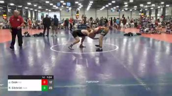 170 lbs Prelims - Jonathan Cook, Indiana Outlaws Bronze vs Ryan Gilchrist, HoneyBadgerz