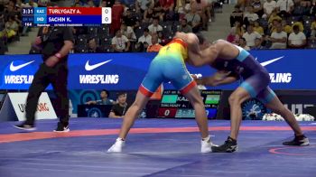 65 kg Repechage #2 - Alibek Turlygazy, Kazakhstan vs Kumar Sachin, India