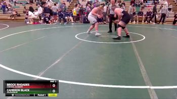 285 lbs Cons. Semi - Cameron Black, Salesianum vs Brock Rhoades, Caravel Academy