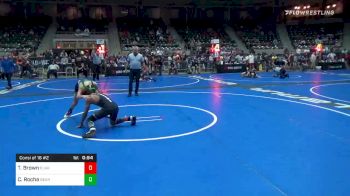 89 lbs Consolation - Tyson Brown, Elkhorn WC vs Caleb Rocha, Bear Cave