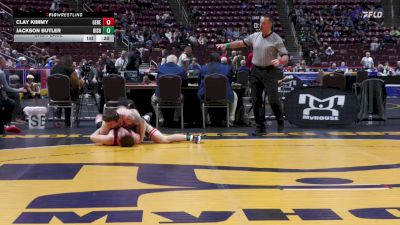 152 lbs 3rd Place - Clay Kimmy, General McLane vs Jackson Butler, Bishop McCort